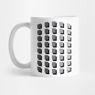 Bulging grid Mug